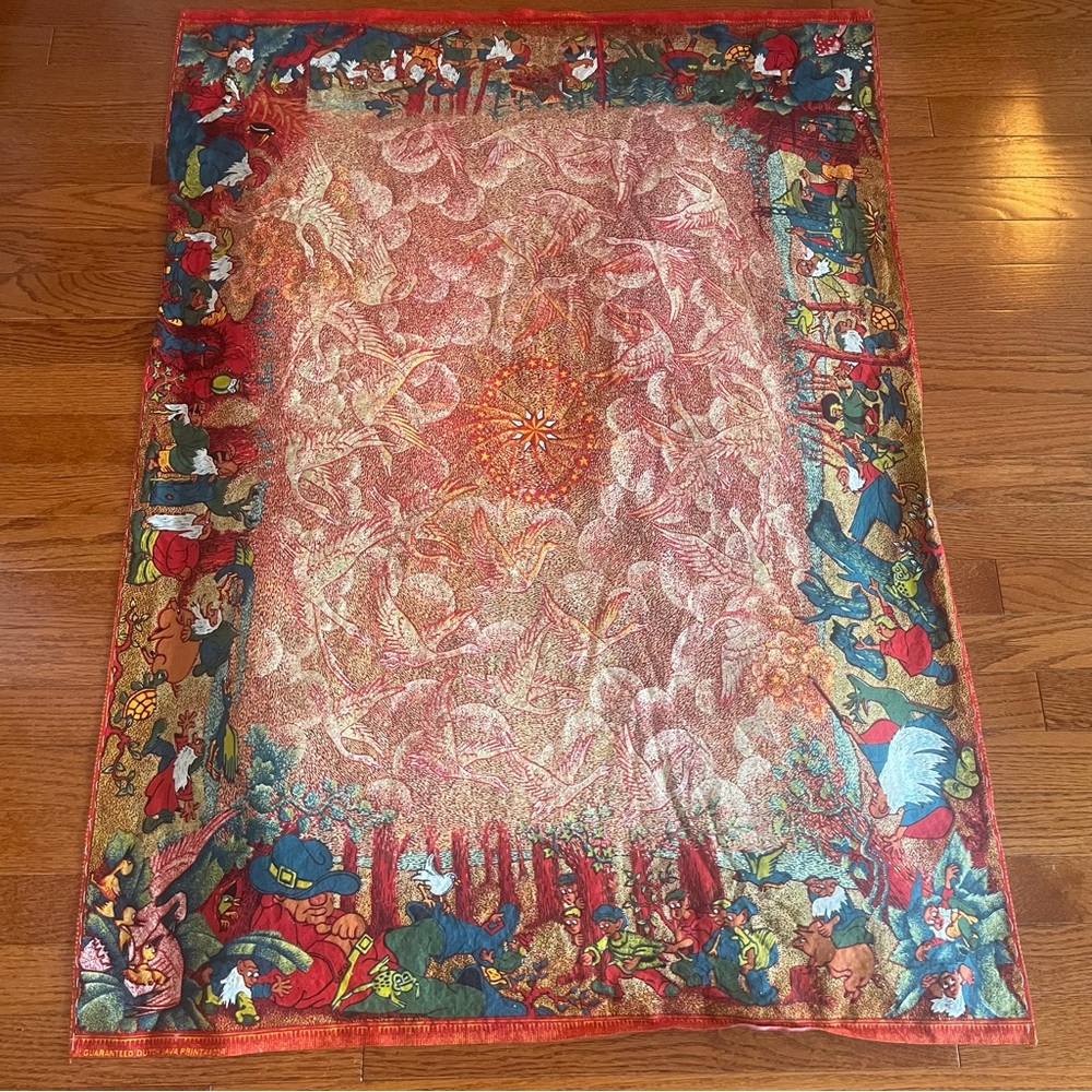 Dutch Java print panel Fairy Stories Fabric 45”x33” - Picture 2 of 7